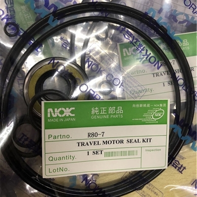 R80 r210 Travel Motor Seal Kit ชุดกระบอกไฮดรอลิกบูม Hyundai Seal Kit