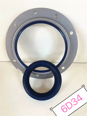 6D108 S6K 6D34 6D31 6D95 ซีลน้ำมันเพลาข้อเหวี่ยงด้านหน้าสำหรับเครื่องยนต์รถขุด