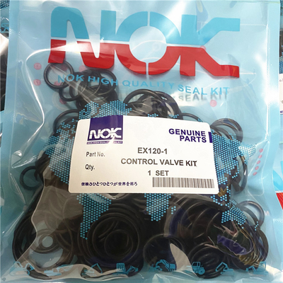 EX120-1 EX120-5 ชุดซีลวาล์วควบคุม วัสดุยาง NBR ของฮิตาชิ
