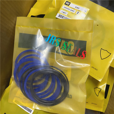 E303 E305 E308 CENTER CENTE SEAL KIT CAT ROI PU PU สีฟ้าเหลืองสีเหลือง