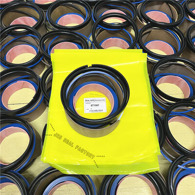 8T1567 8T-1567 กระบอกไฮดรอลิก Loader Lift Tift พวงมาลัยชุด NBR สีดำ Oring