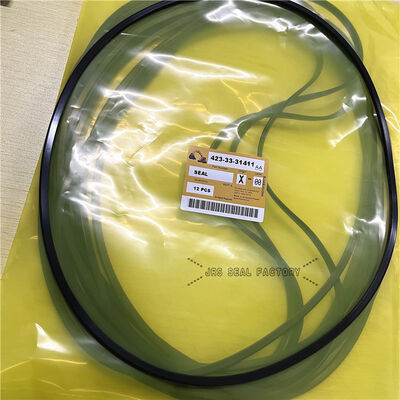 423-33-31411 4213331411 NBR แหวนสำรองสีดำสำหรับชุดซีลกระบอกไฮดรอลิก