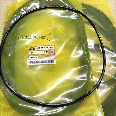 423-33-31430 4233331430 แหวนสำรอง NBR สีดำสำหรับชุดขุดเจาะกระบอกไฮดรอลิก