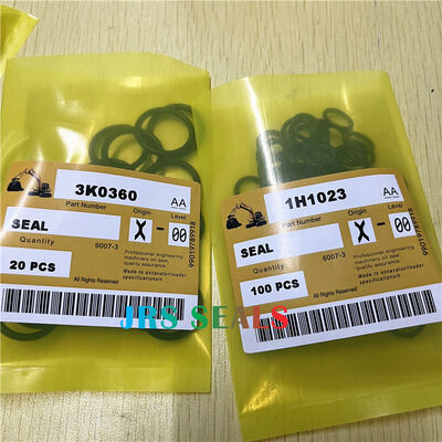 5H6734 6V6228 6V5266 3K0360 1H1023 NBR Oring สีดำสำหรับกระบอกไฮดรอลิก Loader Lift Tift ชุดพวงมาลัย