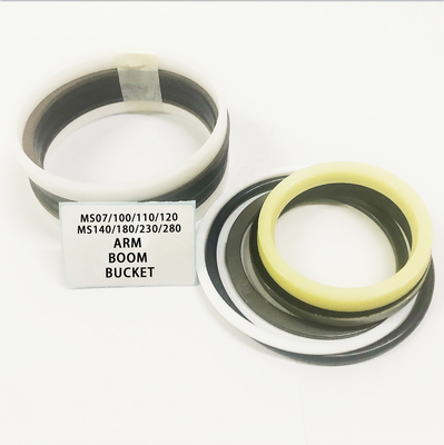 MS110 120 180 Boom Arm Bucket Seal Excavator Seal Kit กระบอกไฮดรอลิกซีลน้ำมันอะไหล่ Boom Arm Bucket Seal