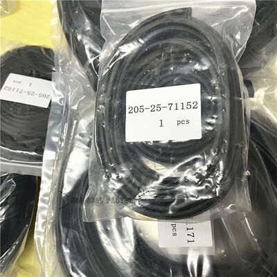 205-25-71152 2052571152 รถขุดกระบอกไฮดรอลิก NBR ซีลยางสีดำ